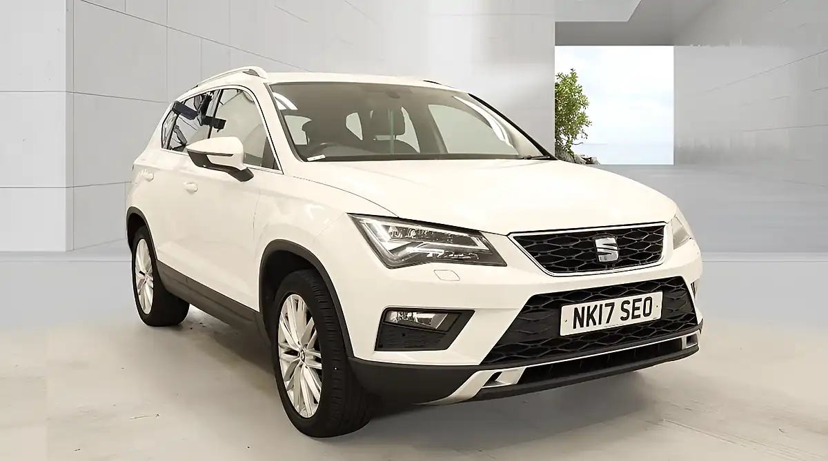 Used 2017 SEAT Ateca Xcellence White - Front View