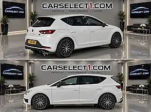 Used 2017 SEAT Leon Cupra Black White - Interior and Exterior details 2