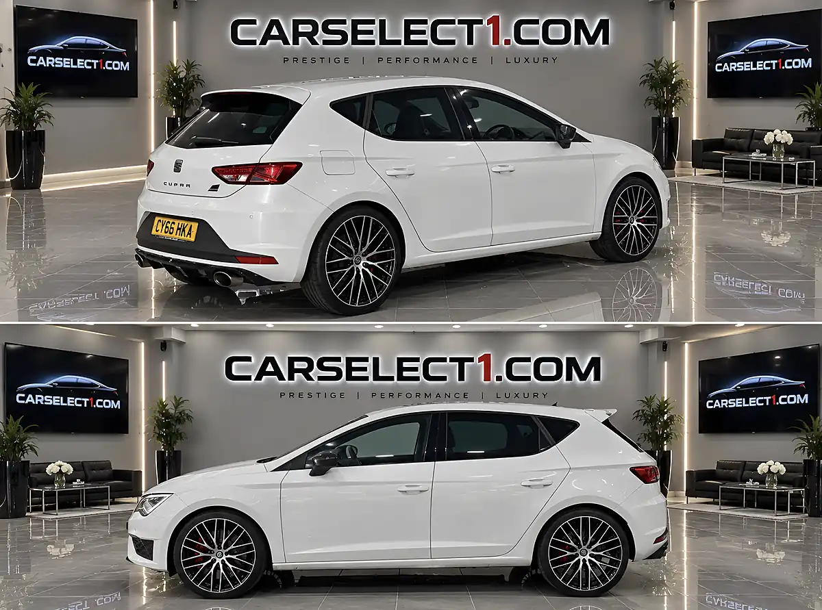 Used 2017 SEAT Leon Cupra Black White - Interior and Exterior details 2