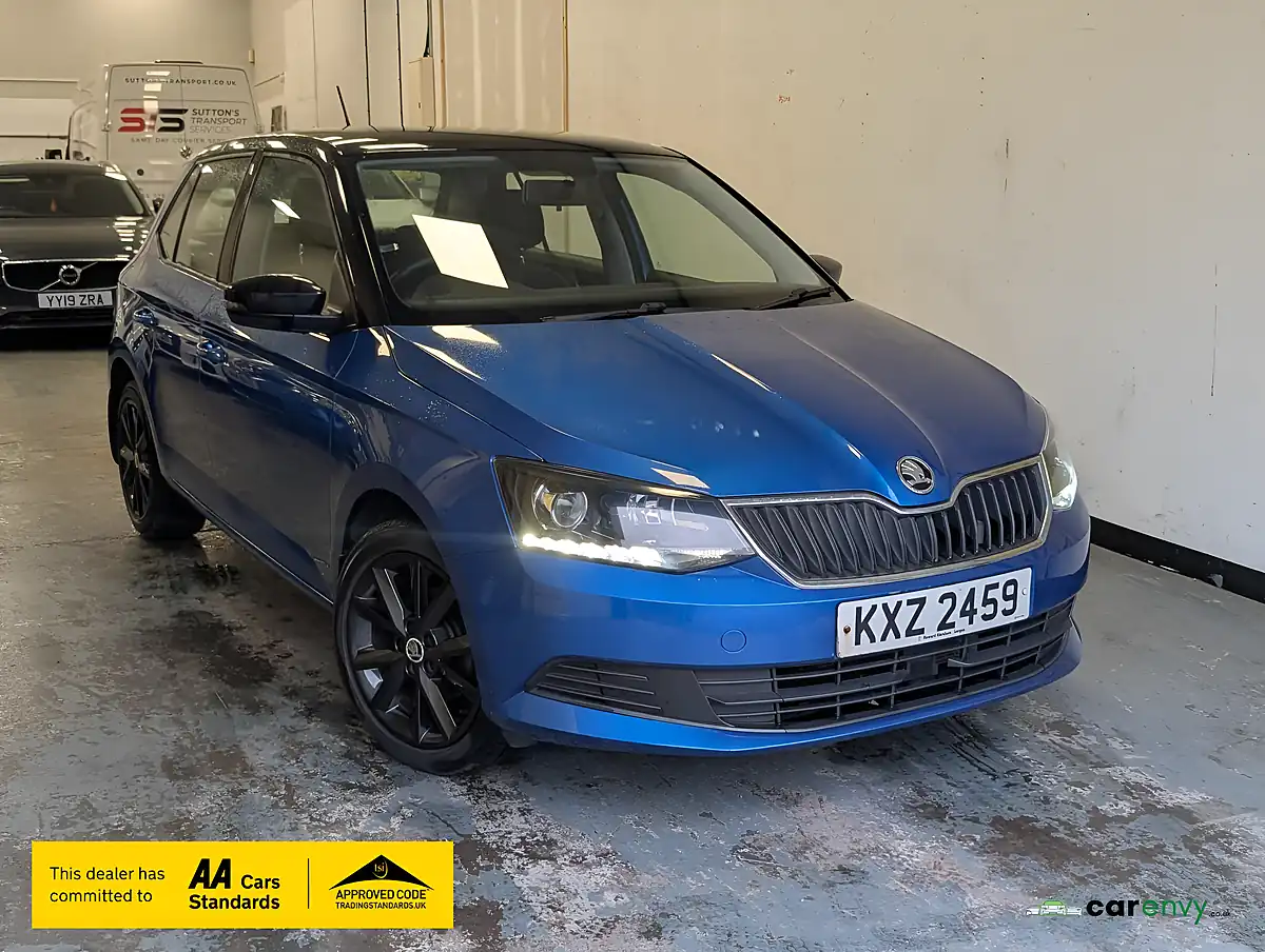 Used 2017 Skoda Fabia Colour Edition Blue - Front View