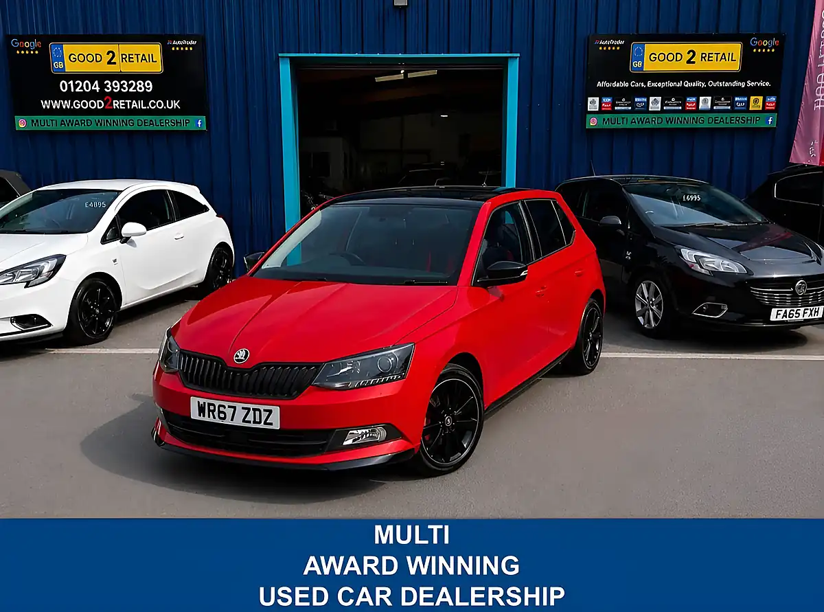Used 2017 Skoda Fabia Monte Carlo Red - Front View