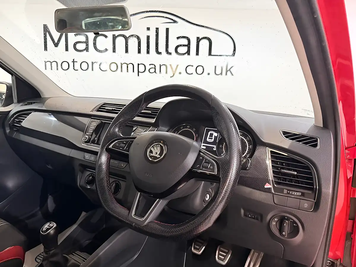Used 2017 Skoda Fabia Monte Carlo Red - Interior and Exterior details 15