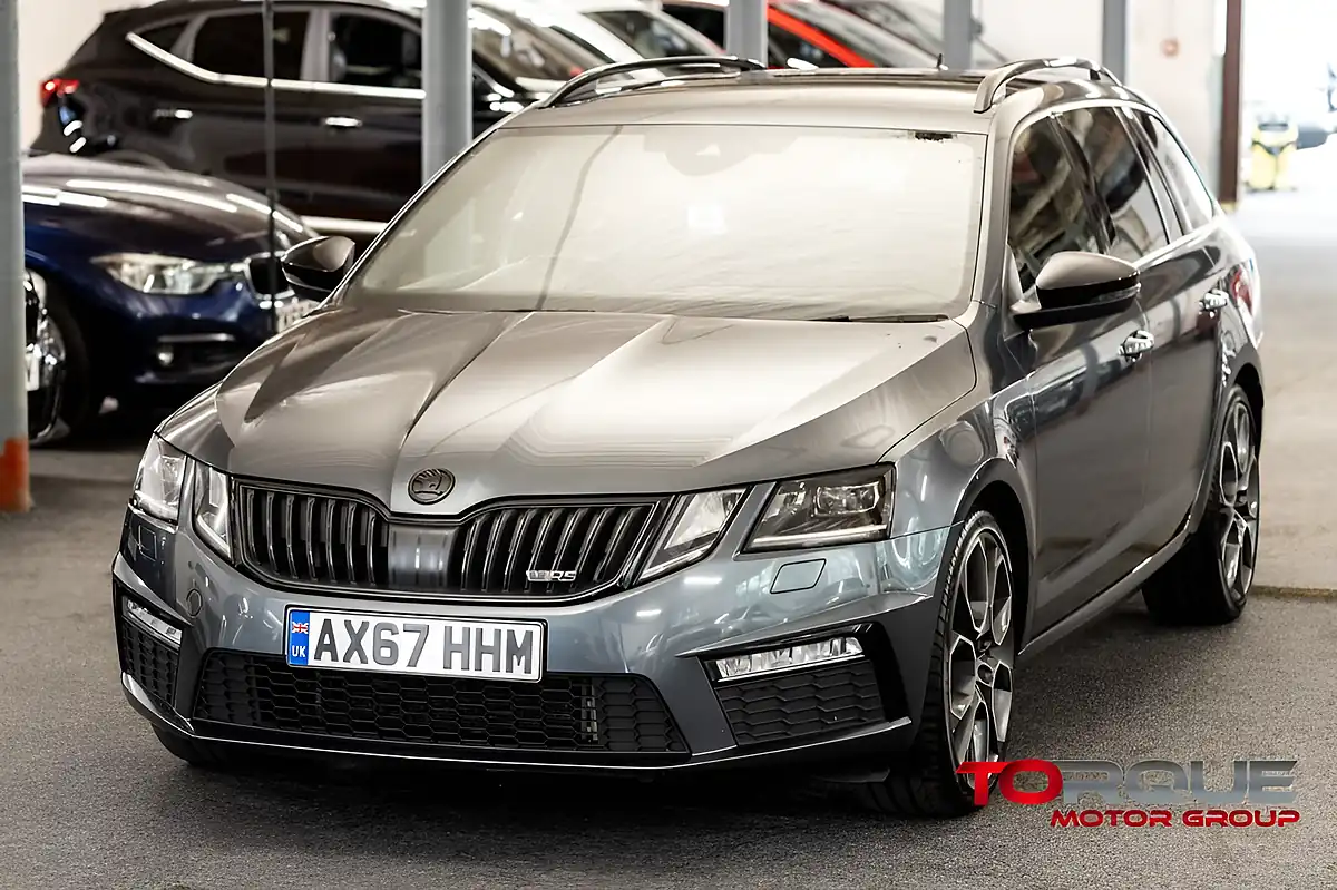 Used 2017 Skoda Octavia VRS Grey - Front View