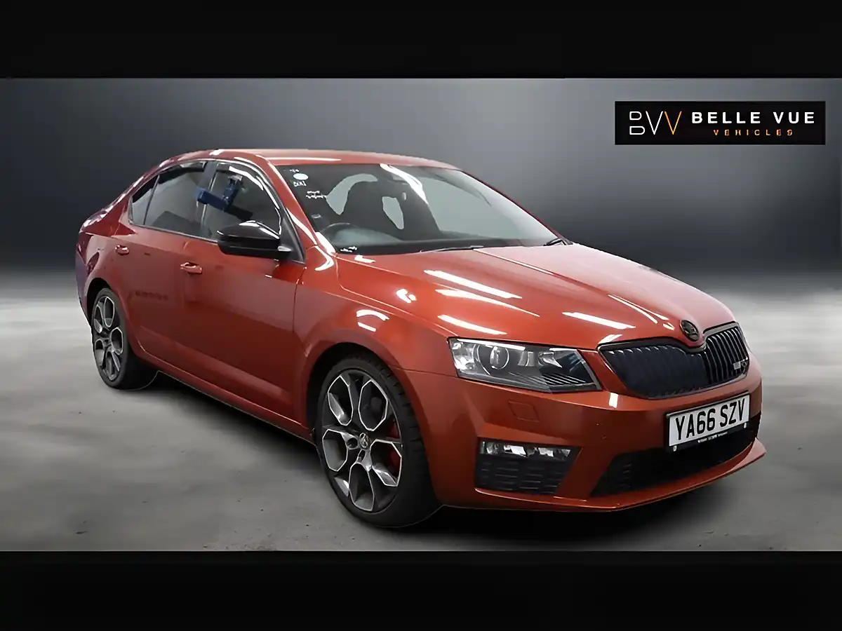 Used 2017 Skoda Octavia VRS Rio Red - Front View