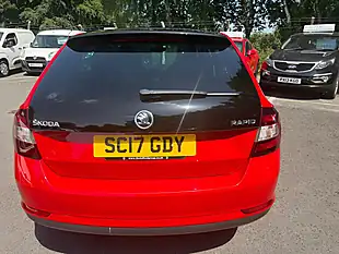 Used 2017 Skoda Rapid Spaceback Se Sport Red - Interior and Exterior details 6