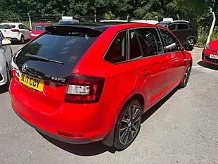 Used 2017 Skoda Rapid Spaceback Se Sport Red - Interior and Exterior details 7