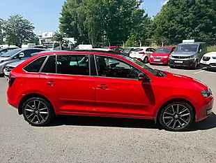 Used 2017 Skoda Rapid Spaceback Se Sport Red - Interior and Exterior details 8
