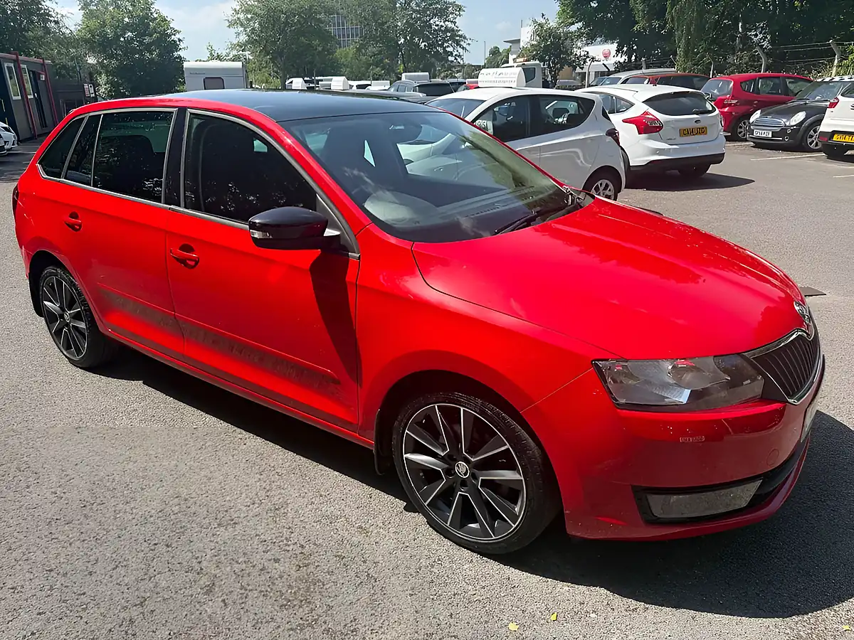 Used 2017 Skoda Rapid Spaceback Se Sport Red - Interior and Exterior details 9