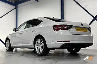 Used 2017 Skoda Superb Se L Executive White - Interior and Exterior details 19