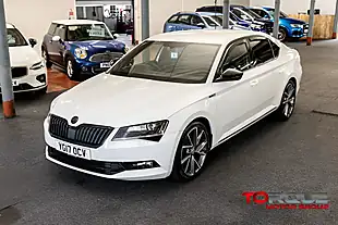 Used 2017 Skoda Superb Sportline Moon White - Interior and Exterior details 12