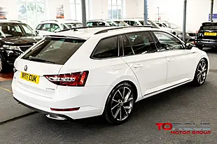 Used 2017 Skoda Superb Sportline White - Interior and Exterior details 12