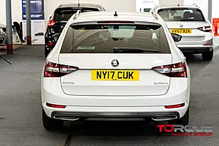 Used 2017 Skoda Superb Sportline White - Interior and Exterior details 7