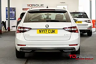 Used 2017 Skoda Superb Sportline White - Interior and Exterior details 8