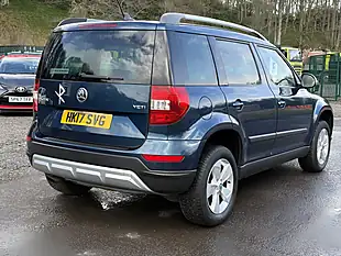 Used 2017 Skoda Yeti Se L Drive Blue - Interior and Exterior details 5