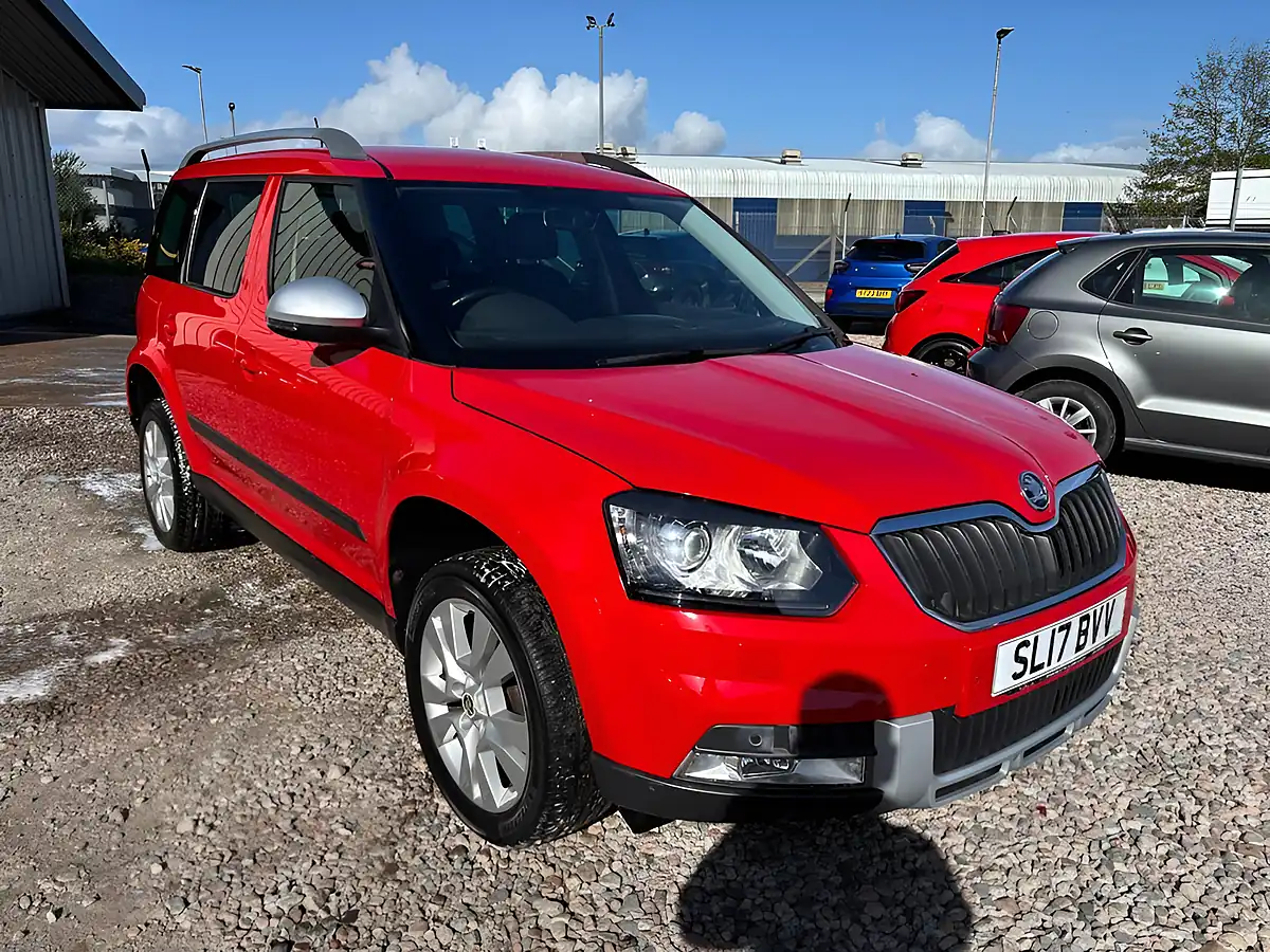 Used 2017 Skoda Yeti Se L Drive Outdoor Red - Front View
