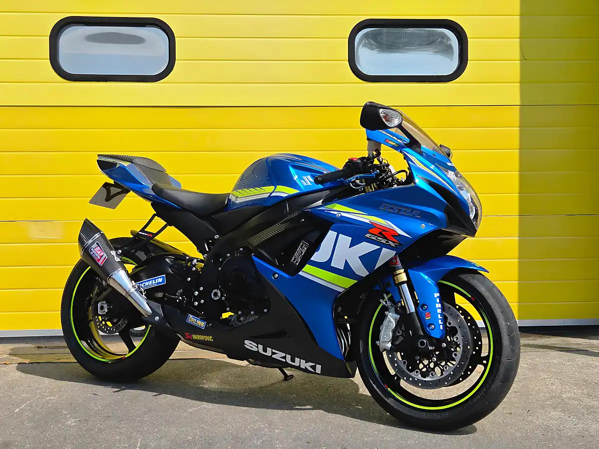 Used 2017 Suzuki GSX-R750 Moto Gp Replica Blue - Front View