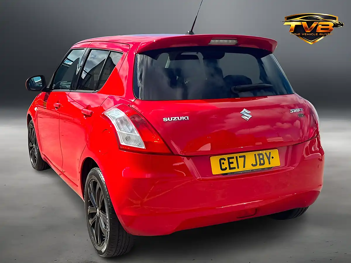 Used 2017 Suzuki Swift Sz-L Bright Red - Interior and Exterior details 4