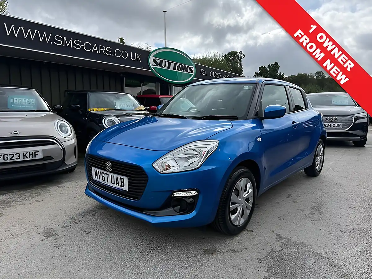 Used 2017 Suzuki Swift SZ3 Blue - Front View