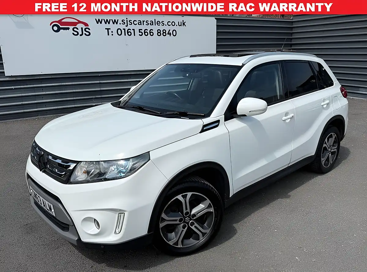 Used 2017 Suzuki Vitara SZ5 White - Front View