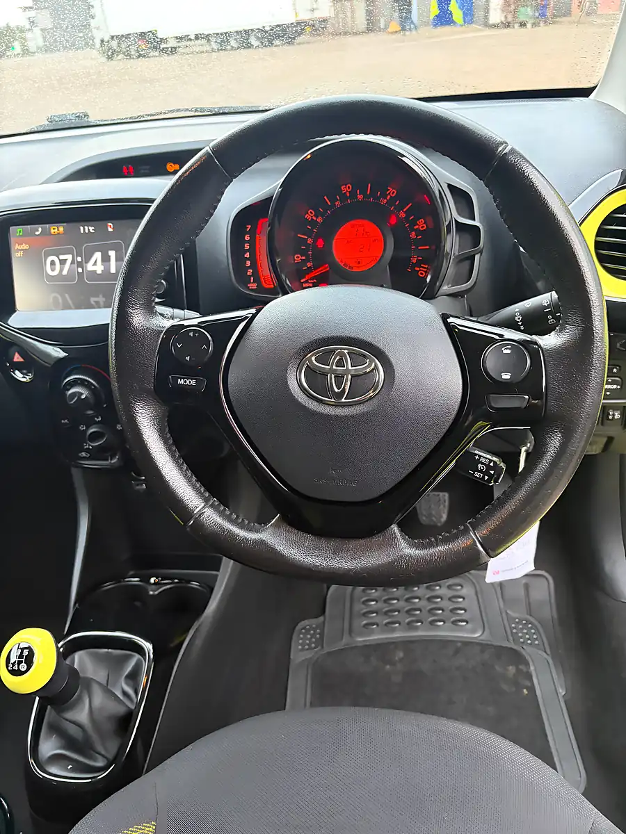 Used 2017 Toyota Aygo X-Cite 3 Yellow - Interior and Exterior details 12