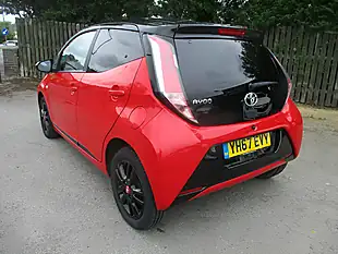Used 2017 Toyota Aygo X-Cite 4 Red - Interior and Exterior details 9