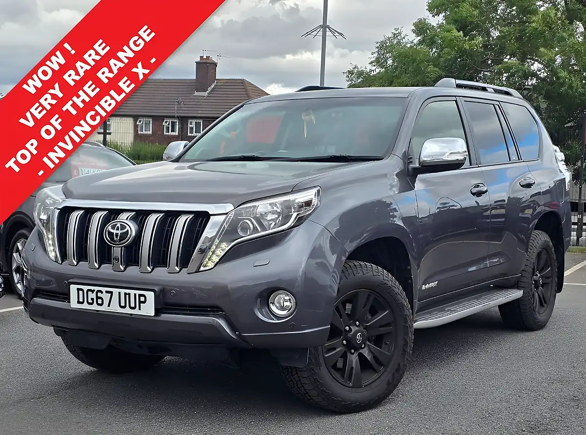Used 2017 Toyota Land Cruiser Invincible X Grey - Front View