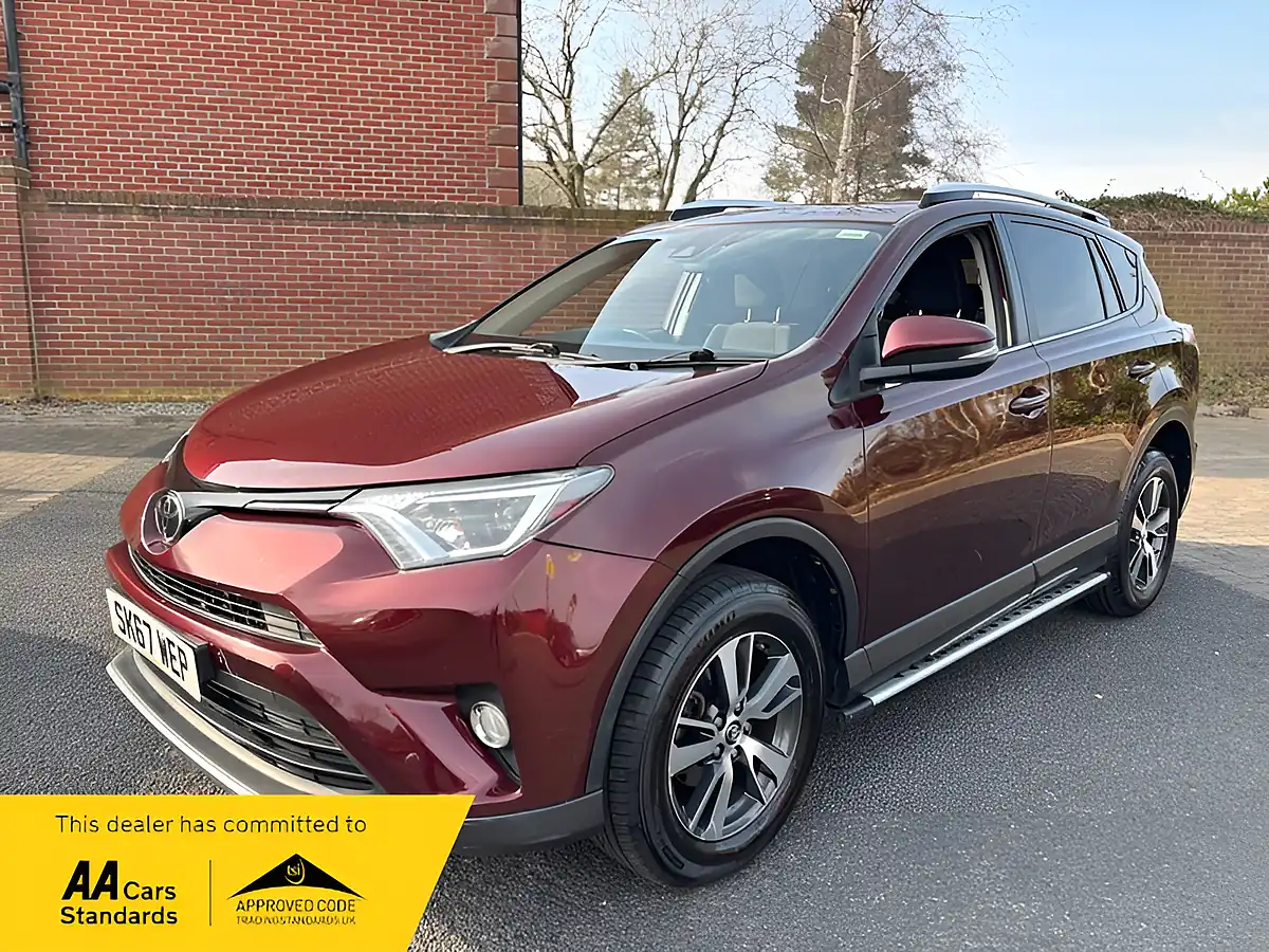 Used 2017 Toyota RAV4 Business Edition Maroon - Front View