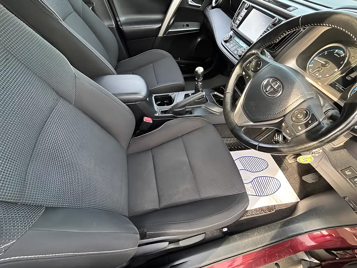 Used 2017 Toyota RAV4 Business Edition Maroon - Interior and Exterior details 11