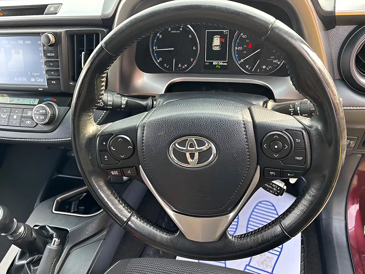 Used 2017 Toyota RAV4 Business Edition Maroon - Interior and Exterior details 16