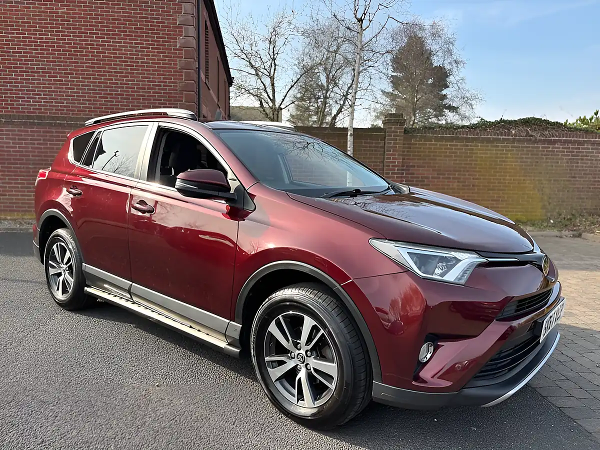 Used 2017 Toyota RAV4 Business Edition Maroon - Interior and Exterior details 3