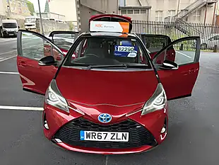 Used 2017 Toyota Yaris Bi-Tone Black - Interior and Exterior details 19