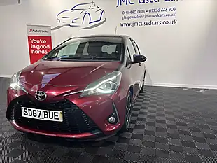 Used 2017 Toyota Yaris Blue Bi-Tone Red - Interior and Exterior details 7