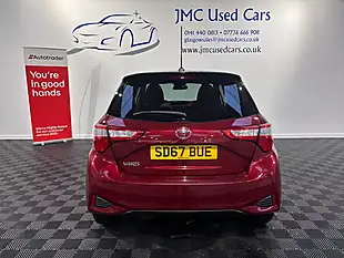 Used 2017 Toyota Yaris Blue Bi-Tone Red - Interior and Exterior details 8