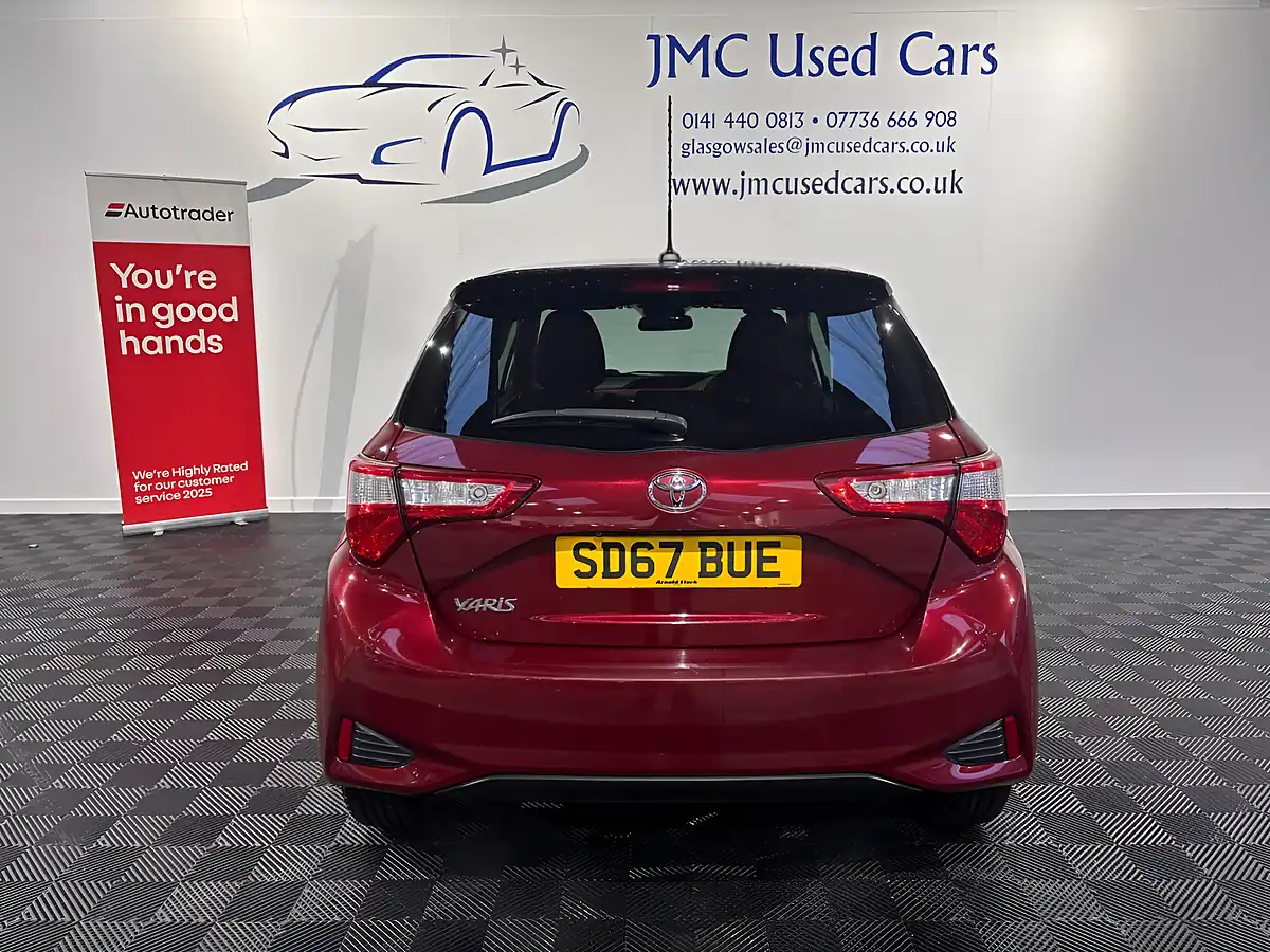 Used 2017 Toyota Yaris Blue Bi-Tone Red - Interior and Exterior details 8