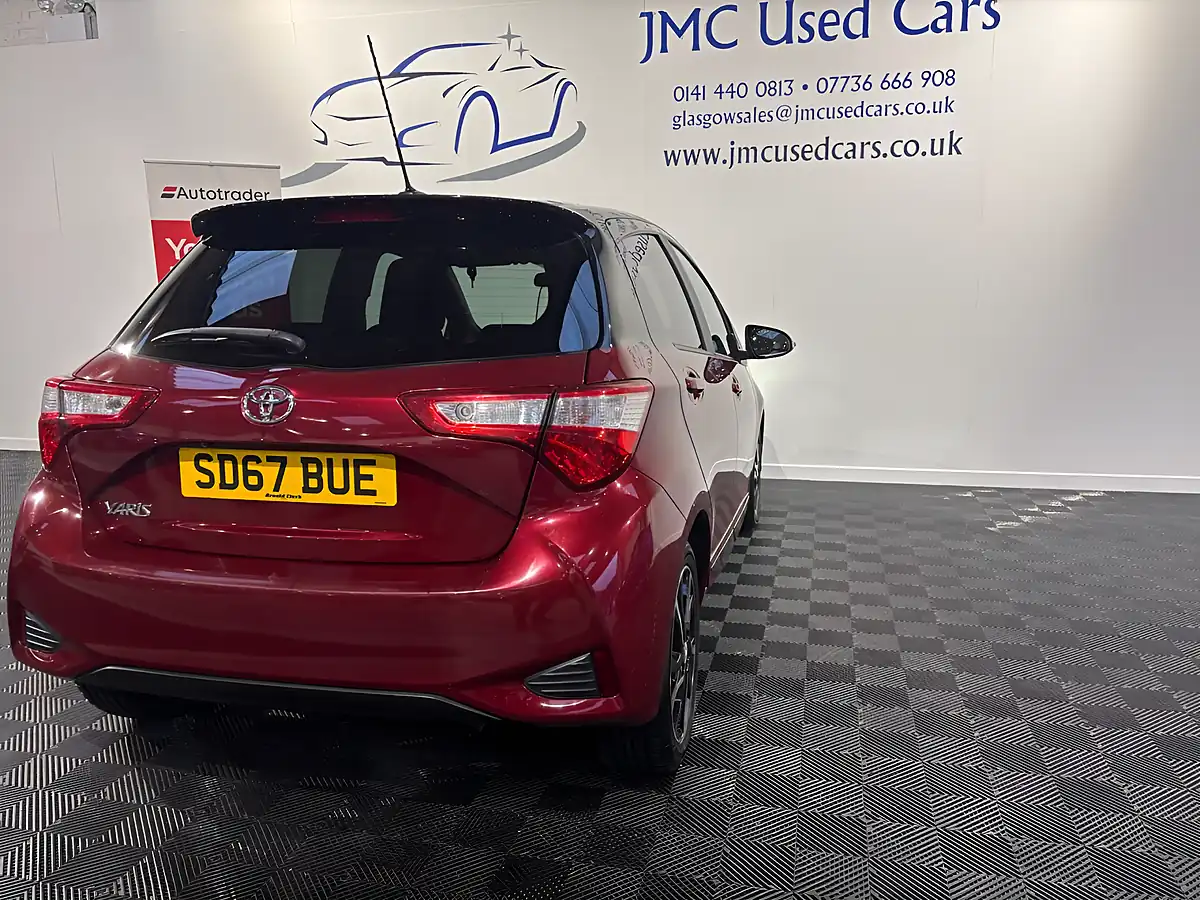 Used 2017 Toyota Yaris Blue Bi-Tone Red - Interior and Exterior details 9