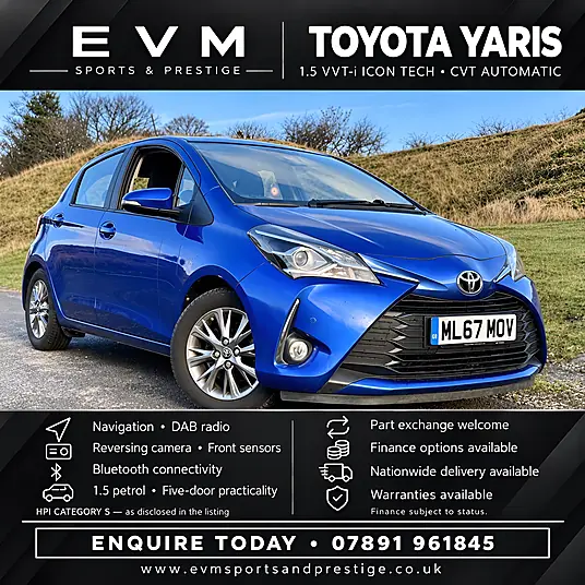 2017 Toyota Yaris 1.5 VVT-i Icon Tech