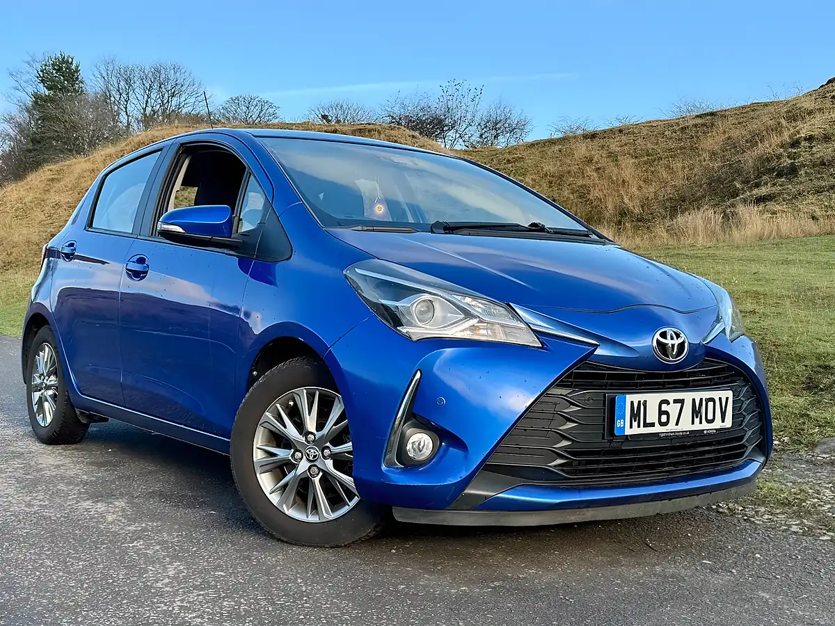 Used 2017 Toyota Yaris Icon Tech Blue - Interior and Exterior details 2