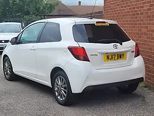 Used 2017 Toyota Yaris Icon White - Interior and Exterior details 6