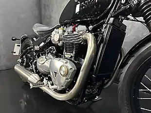 Used 2017 Triumph Bobber 1200 Black - Interior and Exterior details 15