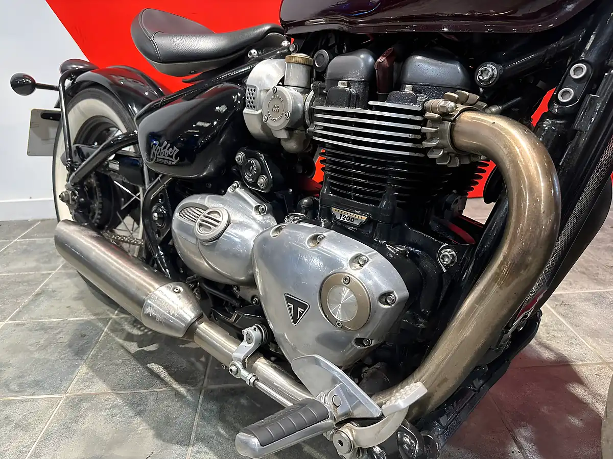 Used 2017 Triumph Bonneville Bobber Red - Interior and Exterior details 7