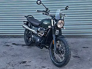 Used 2017 Triumph Street Scrambler Green - Interior and Exterior details 2