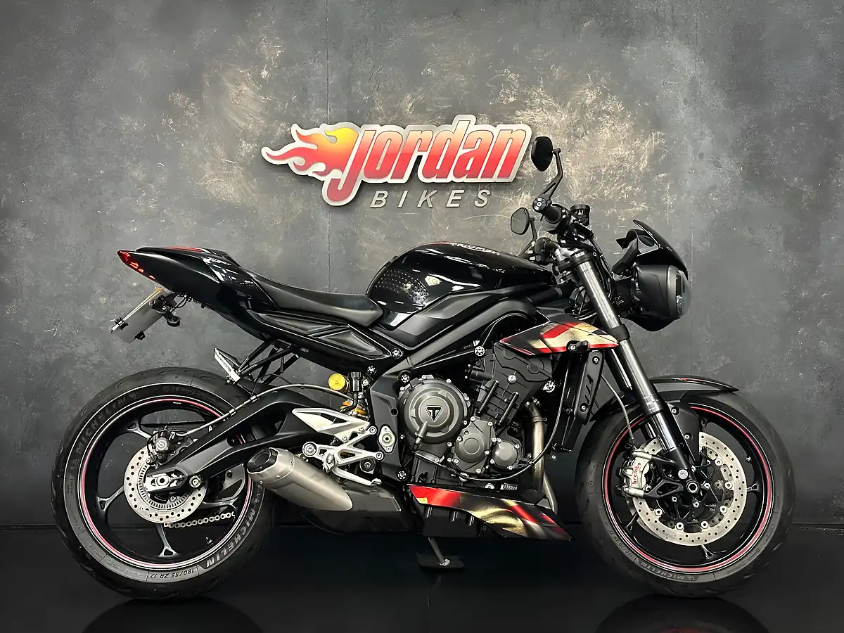 Used 2017 Triumph Street Triple 765 RS Black - Front View