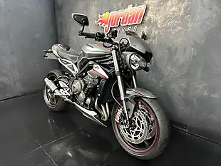 Used 2017 Triumph Street Triple RS Silver - Interior and Exterior details 4