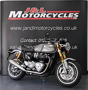 Used 2017 Triumph Thruxton R Silver - Interior and Exterior details 2