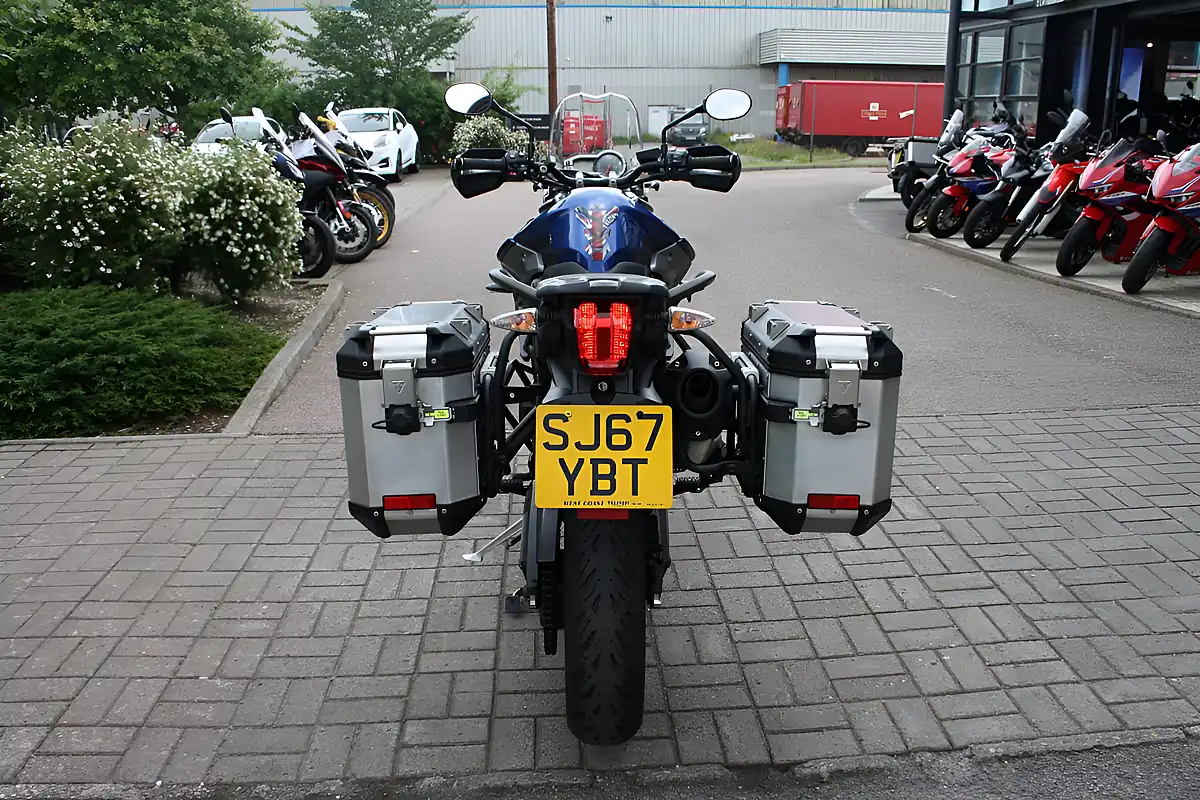 Used 2017 Triumph Tiger 800 Xrx Blue - Interior and Exterior details 11