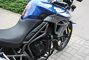 Used 2017 Triumph Tiger 800 Xrx Blue - Interior and Exterior details 14