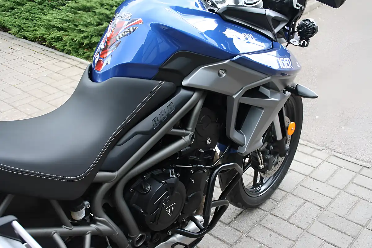 Used 2017 Triumph Tiger 800 Xrx Blue - Interior and Exterior details 14
