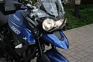 Used 2017 Triumph Tiger 800 Xrx Blue - Interior and Exterior details 17