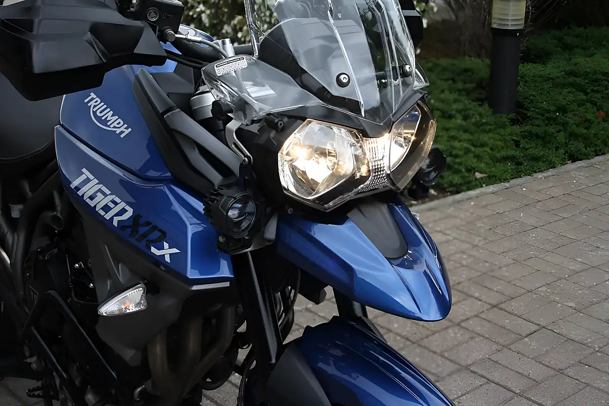 Used 2017 Triumph Tiger 800 Xrx Blue - Interior and Exterior details 17