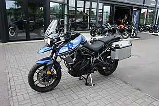 Used 2017 Triumph Tiger 800 Xrx Blue - Interior and Exterior details 8